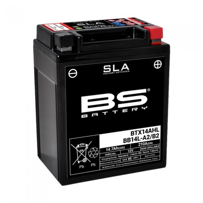 BS Battery BTX14AHL/BB14L-A2/B2 